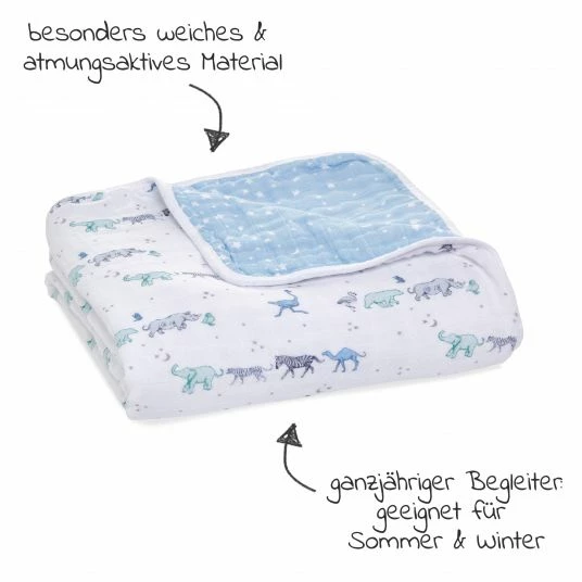 Cheapest ✨ Aden + anais Kuscheldecke Mull 4-lagig 120 x 120 cm - Rising Star 🔥 2 Cheapest ✨ Aden + anais Kuscheldecke Mull 4-lagig 120 x 120 cm - Rising Star 🔥 - Image 2