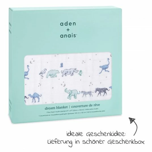 Cheapest ✨ Aden + anais Kuscheldecke Mull 4-lagig 120 x 120 cm - Rising Star 🔥 3 Cheapest ✨ Aden + anais Kuscheldecke Mull 4-lagig 120 x 120 cm - Rising Star 🔥 - Image 3