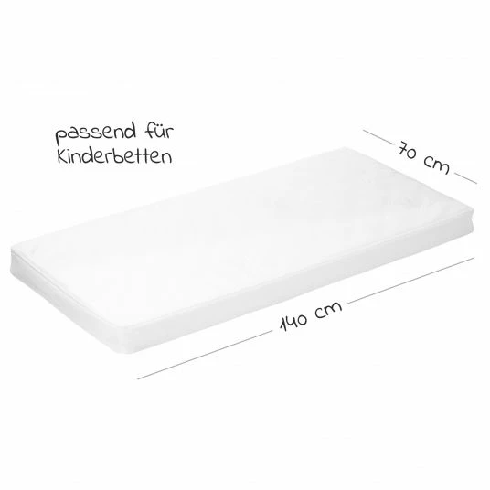 Best Sale 🧨 Alvi 2-tlg. Matratzen-Set für Kinderbetten 70 x 140 cm / Babymatratze Farm + Spannbetttuch PERLAM® - Natur 😀 2 Best Sale 🧨 Alvi 2-tlg. Matratzen-Set für Kinderbetten 70 x 140 cm / Babymatratze Farm + Spannbetttuch PERLAM® - Natur 😀 - Image 2