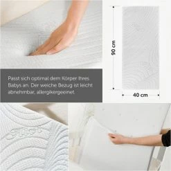 Wholesale 💯 Alvi Additional bed & cradle mattress with moisture protection and vertical air ducts - Tencel & Dry - 90 x 40 cm 🛒 9 Wholesale 💯 Alvi Additional bed & cradle mattress with moisture protection and vertical air ducts - Tencel & Dry - 90 x 40 cm 🛒 -Live & Sleep Sales alvi beistellbett wiegen matratze mit nasseschutz und vertikalen luftkanalen tencel dry 90 x 40 cm 23213kp d3