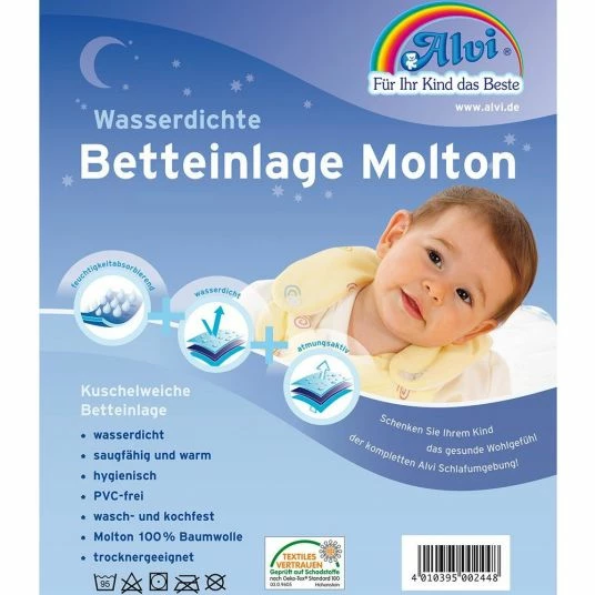 Brand new 🛒 Alvi Bed pad Molton 50 x 70 cm ✨ 2 Brand new 🛒 Alvi Bed pad Molton 50 x 70 cm ✨ - Image 2