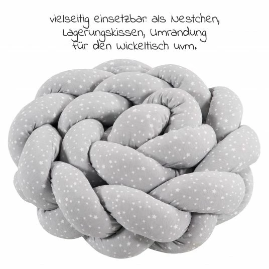 Wholesale 🔥 Alvi Bettschlange Schlummer-Lounge Jersey geflochten 170 cm - Sternenhimmel ⌛ 3 Wholesale 🔥 Alvi Bettschlange Schlummer-Lounge Jersey geflochten 170 cm - Sternenhimmel ⌛ - Image 3