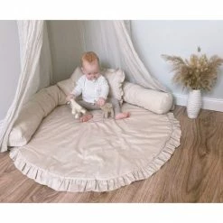 Flash Sale ✨ Alvi Krabbeldecke Rund - Organic Cotton 100 cm - Volant 👍 -Live & Sleep Sales alvi krabbeldecke rund organic cotton 100 cm volant 612570496 d5