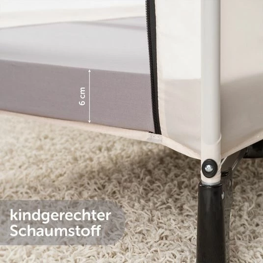 Discount π Alvi Travel bed mattress Comfort - 60 x 120 cm / Height 6 cm, breathable, washable, tested for harmful substances - Grey β 6 Discount π Alvi Travel bed mattress Comfort - 60 x 120 cm / Height 6 cm, breathable, washable, tested for harmful substances - Grey β - Image 6