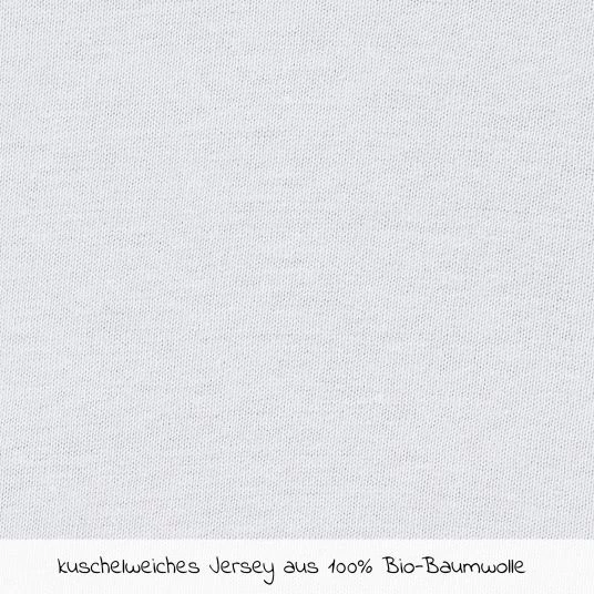 Wholesale ✔️ Alvi Spannbetttuch 2er Pack aus Bio-Baumwolle für Kinderbett 60 x 120 / 70 x 140 cm - Weiß ✨ 2 Wholesale ✔️ Alvi Spannbetttuch 2er Pack aus Bio-Baumwolle für Kinderbett 60 x 120 / 70 x 140 cm - Weiß ✨ - Image 2