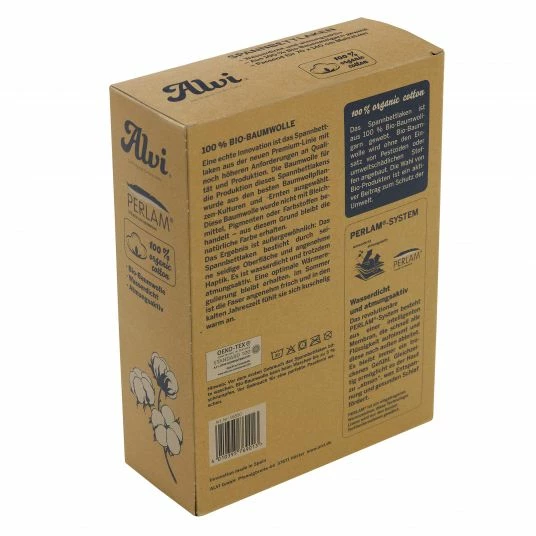 Coupon 🛒 Alvi Spannbetttuch wasserdicht aus Bio-Baumwolle PERLAM® für Kinderbett 60 x 120 / 70 x 140 cm ✨ 2 Coupon 🛒 Alvi Spannbetttuch wasserdicht aus Bio-Baumwolle PERLAM® für Kinderbett 60 x 120 / 70 x 140 cm ✨ - Image 2