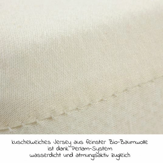 Coupon 🛒 Alvi Spannbetttuch wasserdicht aus Bio-Baumwolle PERLAM® für Kinderbett 60 x 120 / 70 x 140 cm ✨ 4 Coupon 🛒 Alvi Spannbetttuch wasserdicht aus Bio-Baumwolle PERLAM® für Kinderbett 60 x 120 / 70 x 140 cm ✨ - Image 4