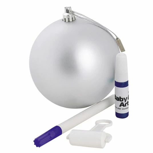 Top 10 💯 Baby Art Christbaumkugel für Abdruck & Beschriftung - Matt Silber ⌛ 2 Top 10 💯 Baby Art Christbaumkugel für Abdruck & Beschriftung - Matt Silber ⌛ - Image 2