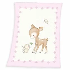 Cheap 🥰 Baby Best Blanket 100 x 75 cm - Fawn & bunny 🥰