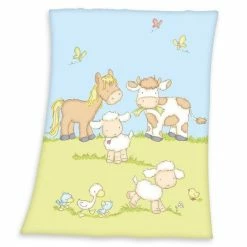 Cheapest ⭐ Baby Best Kuscheldecke 75 x 100 cm - Tierkinder Bauernhof 👍
