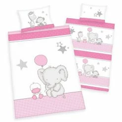 Top 10 ✔️ Baby Best reversible bed linen 100 x 135 cm - elephant & duck 😉