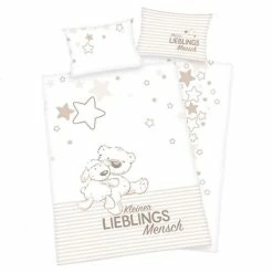 Best deal 👍 Baby Best Wende-Bettwäsche 100 x 135 cm - Kleiner Lieblingsmensch ❤️