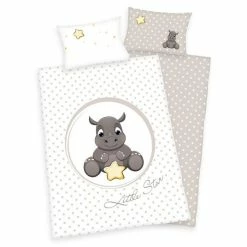 Buy ⭐ Baby Best Reversible bed linen 100 x 135 cm - Nasi Rhino 🌟