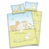 Wholesale 🛒 Baby Best reversible bed linen 100 x 135 cm - Tierkinder Bauernhof 🧨