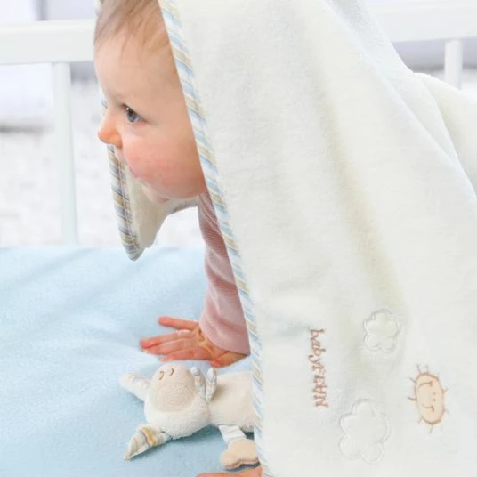 Hot Sale 🎁 Baby Fehn 2-pcs. set cuddly blanket Baby Love + sheep grasping toy 75 x 100 cm ❤️ 4 Hot Sale 🎁 Baby Fehn 2-pcs. set cuddly blanket Baby Love + sheep grasping toy 75 x 100 cm ❤️ - Image 4