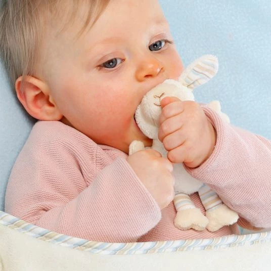 Hot Sale 🎁 Baby Fehn 2-pcs. set cuddly blanket Baby Love + sheep grasping toy 75 x 100 cm ❤️ 5 Hot Sale 🎁 Baby Fehn 2-pcs. set cuddly blanket Baby Love + sheep grasping toy 75 x 100 cm ❤️ - Image 5