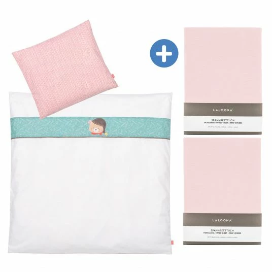 Outlet 🔥 Baby Fehn 3-tlg. Bettwäsche-Set für Beistellbett & Wiege 90x40 cm / Spannbetttuch und Bettwäsche - Bruno Bär - Rosa 💯 1 Outlet 🔥 Baby Fehn 3-tlg. Bettwäsche-Set für Beistellbett & Wiege 90x40 cm / Spannbetttuch und Bettwäsche - Bruno Bär - Rosa 💯