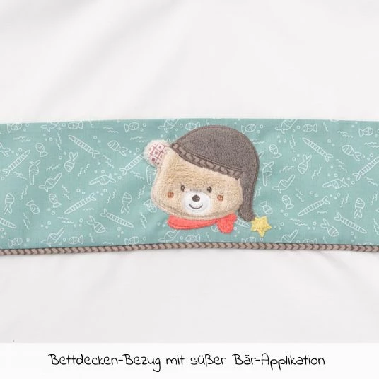 Outlet 🎁 Baby Fehn 3-tlg. Bettwäsche-Set für Beistellbett & Wiege 90x40 cm / Spannbetttuch und Bettwäsche - Bruno Bär - Weiß 🔥 5 Outlet 🎁 Baby Fehn 3-tlg. Bettwäsche-Set für Beistellbett & Wiege 90x40 cm / Spannbetttuch und Bettwäsche - Bruno Bär - Weiß 🔥 - Image 5