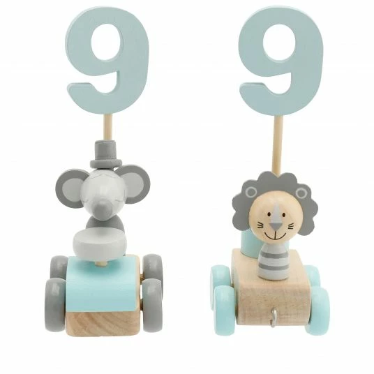 Flash Sale π Bieco Geburtstagszug mit Zahlen - Tiere - Grau Mint π 2 Flash Sale π Bieco Geburtstagszug mit Zahlen - Tiere - Grau Mint π - Image 2