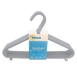 Discount ✔️ Bieco Kleiderbügel 8er Pack - Grau 😍