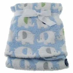 Top 10 π Bieco Fluffy blanket 75 x 90 cm - elephants blue π