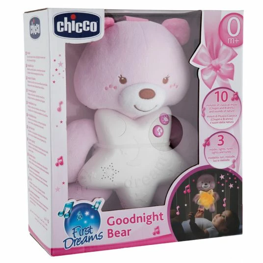 Promo 🥰 Chicco Spieluhr mit Nachtlicht Gute Nacht Bärchen - Rosa 🌟 3 Promo 🥰 Chicco Spieluhr mit Nachtlicht Gute Nacht Bärchen - Rosa 🌟 - Image 3