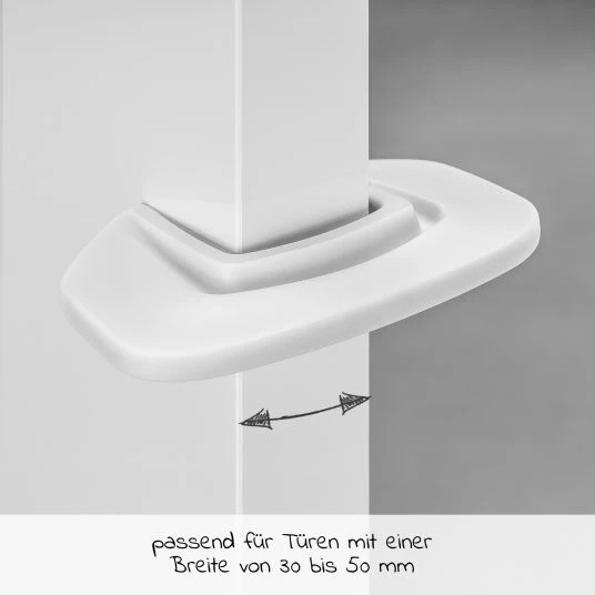 Hot Sale 🥰 Coona Türstopper und Finger-Klemmschutz 3er Pack - weiß 🧨 4 Hot Sale 🥰 Coona Türstopper und Finger-Klemmschutz 3er Pack - weiß 🧨 - Image 4