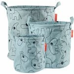 Outlet ⭐ Done by Deer Aufbewahrungskorb - 3er Pack - Contour - Grau 🌟 4 Outlet ⭐ Done by Deer Aufbewahrungskorb - 3er Pack - Contour - Grau 🌟 - Image 4