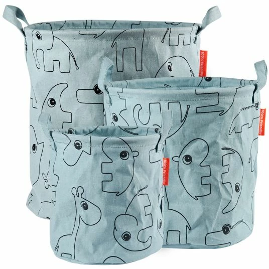 Promo 🥰 Done by Deer Aufbewahrungskorb - 3er Pack - Contour - Blau 😍 1 Promo 🥰 Done by Deer Aufbewahrungskorb - 3er Pack - Contour - Blau 😍