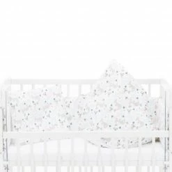 Discount 🎉 Fillikid 4-tlg. Bettwäsche-Set für Nino Decke 80 x 80 cm, Kissen 35 x 40 cm, Matratze & Nestchen - Kangaroo - Weiß - Collection 2022 👏