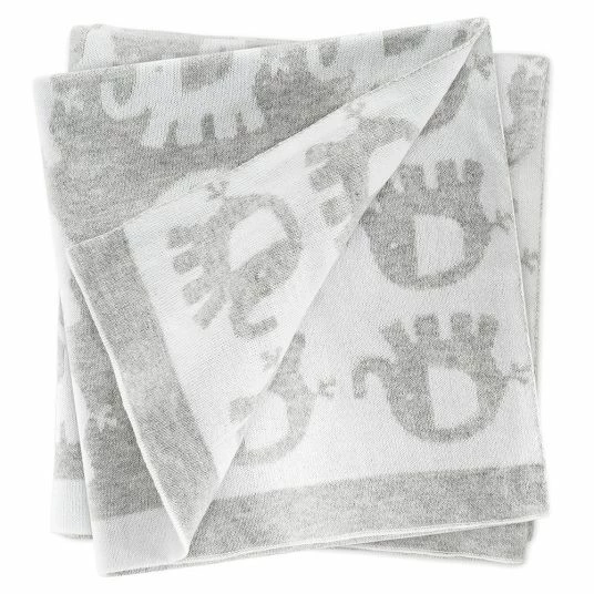 Best Pirce π Fillikid Cotton blanket 75 x 100 cm - Elephants - Grey White π 1 Best Pirce π Fillikid Cotton blanket 75 x 100 cm - Elephants - Grey White π