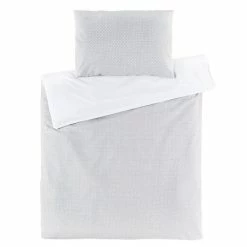 New 😍 Fillikid Bed linen 80 x 80 cm - dots - grey 🥰