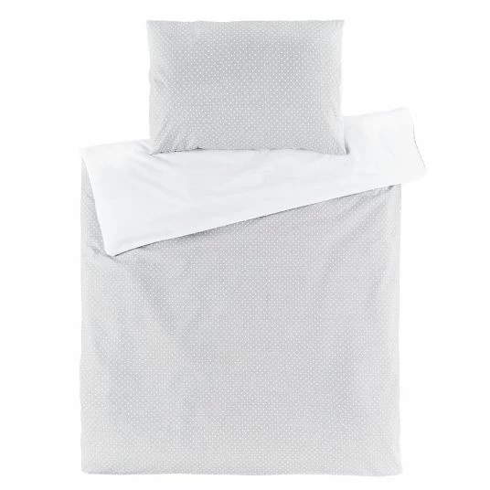 New 😍 Fillikid Bed linen 80 x 80 cm - dots - grey 🥰 1 New 😍 Fillikid Bed linen 80 x 80 cm - dots - grey 🥰
