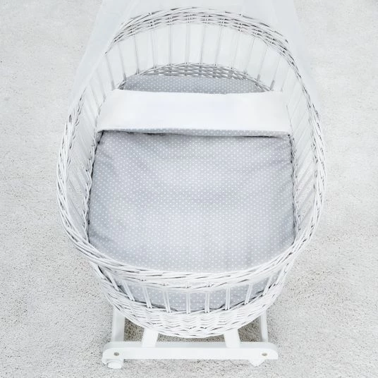 New 😍 Fillikid Bed linen 80 x 80 cm - dots - grey 🥰 6 New 😍 Fillikid Bed linen 80 x 80 cm - dots - grey 🥰 - Image 6