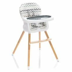 Promo 🔔 Fillikid Hochstuhl & Kinderstuhl Paul inkl. Essbrett - Zick Zack 🤩