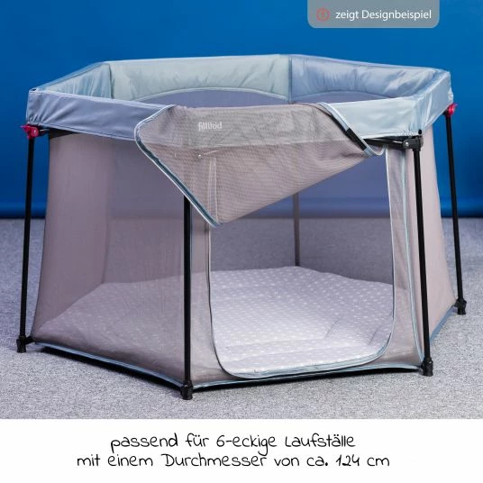 New ⭐ Fillikid Laufstalleinlage für 6-eck Laufgitter - Cube - Grey - Collection 2022 👍 2 New ⭐ Fillikid Laufstalleinlage für 6-eck Laufgitter - Cube - Grey - Collection 2022 👍 - Image 2