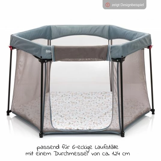 Outlet 🎉 Fillikid Laufstalleinlage für 6-eck Laufgitter - Kangaroo - Weiß - Collection 2022 ❤️ 2 Outlet 🎉 Fillikid Laufstalleinlage für 6-eck Laufgitter - Kangaroo - Weiß - Collection 2022 ❤️ - Image 2