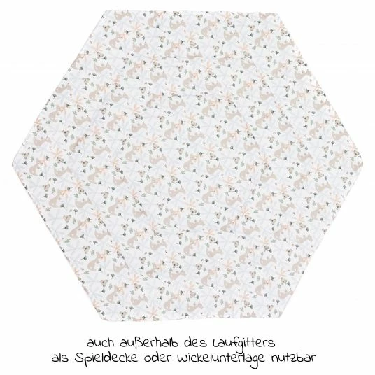 Outlet 🎉 Fillikid Laufstalleinlage für 6-eck Laufgitter - Kangaroo - Weiß - Collection 2022 ❤️ 4 Outlet 🎉 Fillikid Laufstalleinlage für 6-eck Laufgitter - Kangaroo - Weiß - Collection 2022 ❤️ - Image 4