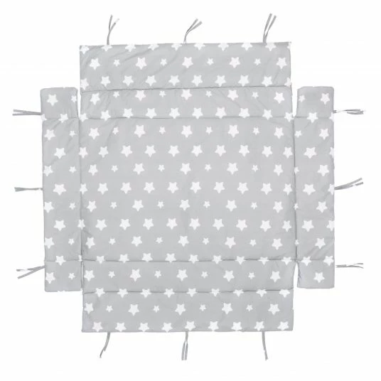 New 🤩 Fillikid Laufstalleinlage für Laufgitter mit 75 x 100 cm & 100 x 100 cm - Sterne - Grau - Collection 2022 🛒 1 New 🤩 Fillikid Laufstalleinlage für Laufgitter mit 75 x 100 cm & 100 x 100 cm - Sterne - Grau - Collection 2022 🛒