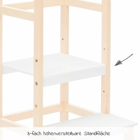 Wholesale ❤️ Fillikid Lernturm 3-fach höhenverstellbar bis 90 kg belastbar - Natur ❤️ 5 Wholesale ❤️ Fillikid Lernturm 3-fach höhenverstellbar bis 90 kg belastbar - Natur ❤️ - Image 5
