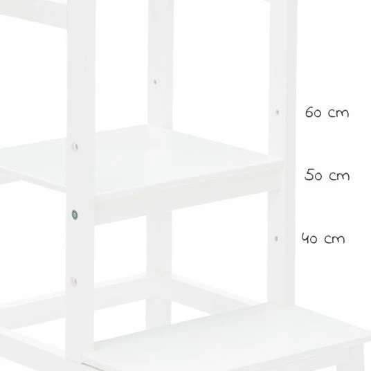 Outlet 🎉 Fillikid Lernturm 3-fach höhenverstellbar bis 90 kg belastbar - Weiß 🎉 6 Outlet 🎉 Fillikid Lernturm 3-fach höhenverstellbar bis 90 kg belastbar - Weiß 🎉 - Image 6