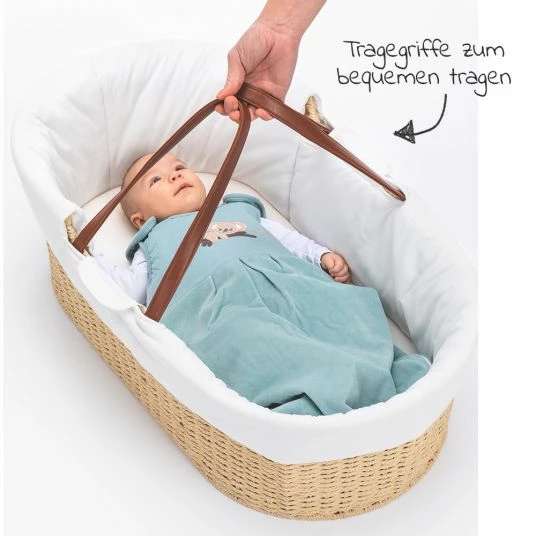 New ๐ Fillikid Moseskorb inkl. Innenwollbezug & Matratze - Weiร Natur ๐ 5 New ๐ Fillikid Moseskorb inkl. Innenwollbezug & Matratze - Weiร Natur ๐ - Image 5