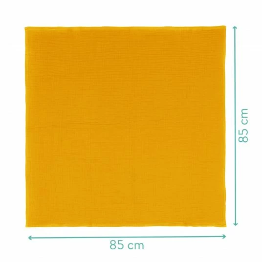 Cheapest ⭐ Fillikid Musselindecke Soft 2-lagig 85 x 85 cm - Curry - Collection 2022 😉 5 Cheapest ⭐ Fillikid Musselindecke Soft 2-lagig 85 x 85 cm - Curry - Collection 2022 😉 - Image 5