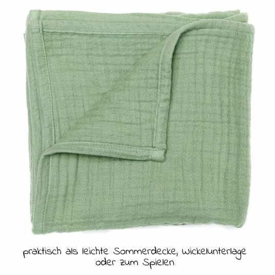 Promo ๐ฅ Fillikid Musselindecke Soft 2-lagig 85 x 85 cm - Salbei - Collection 2022 ๐ 2 Promo ๐ฅ Fillikid Musselindecke Soft 2-lagig 85 x 85 cm - Salbei - Collection 2022 ๐ - Image 2