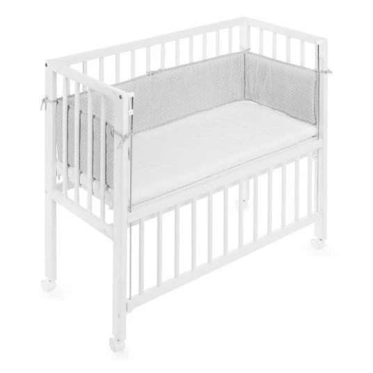 Cheap 💯 Fillikid Nestchen für Beistellbett Universal + Premium Vario 3in1 - Punkte - Grau 😍 3 Cheap 💯 Fillikid Nestchen für Beistellbett Universal + Premium Vario 3in1 - Punkte - Grau 😍 - Image 3