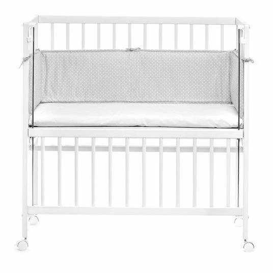 Cheap 💯 Fillikid Nestchen für Beistellbett Universal + Premium Vario 3in1 - Punkte - Grau 😍 4 Cheap 💯 Fillikid Nestchen für Beistellbett Universal + Premium Vario 3in1 - Punkte - Grau 😍 - Image 4