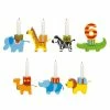 Buy 🌟 Goki Geburtstags-Tierparade mit Zahlen + 6 Kerzenhaltern 😍