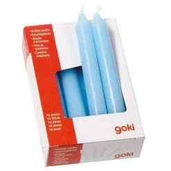 New โ๏ธ Goki Geburtstagskerzen 10er Pack - Hellblau ๐งจ