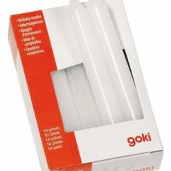New ๐ Goki Geburtstagskerzen 10er Pack - Weiร ๐งจ