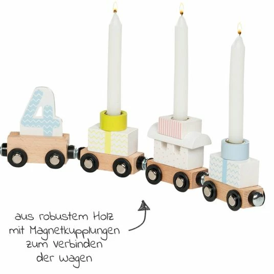 Cheapest ✔️ Goki Geburtstagszug mit Zahlen - Pastell ⭐ 3 Cheapest ✔️ Goki Geburtstagszug mit Zahlen - Pastell ⭐ - Image 3
